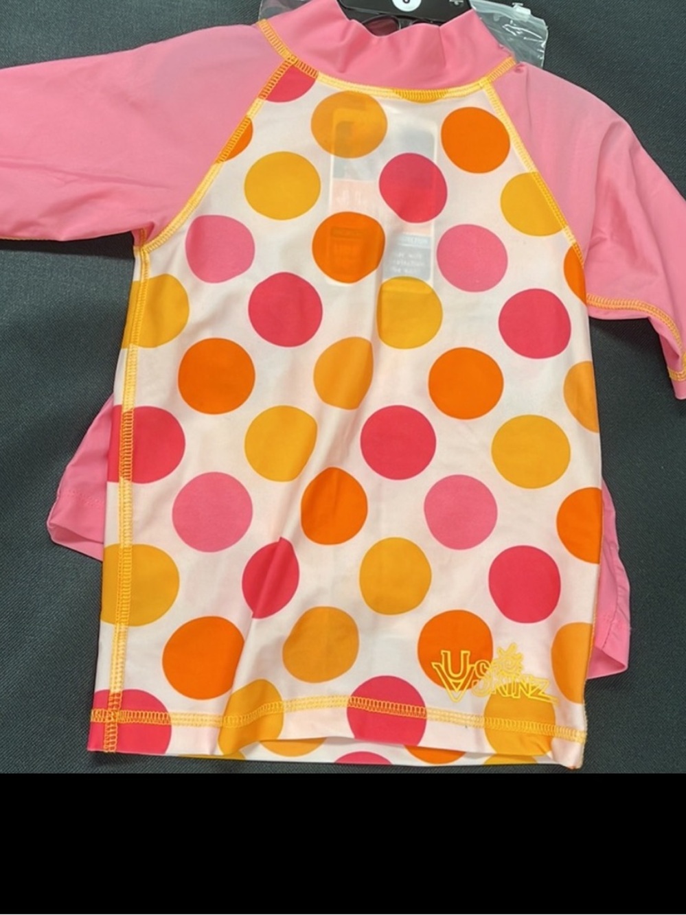 UV Skinz Girls' 3-piece Swim Set. UPF 50+